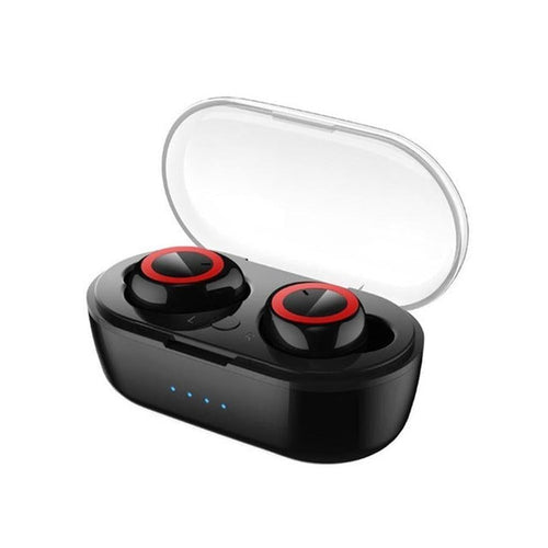 HKM-804819 Wireless Bluetooth TWS Earbuds with Charging Case - Ergonomic Design, Hi-Fi Sound, Automatic Pairing, Up to 4 Hours Playback