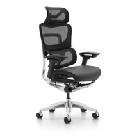 HKM-804947 Ergonomic High Back Executive Office Chair with Contemporary Design and Swivel Functionality
