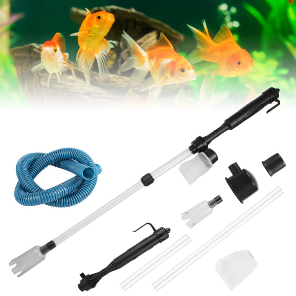 HKM-805011 Battery-Operated Aquarium Vacuum Cleaner for Easy Gravel and Water Maintenance