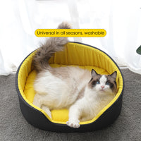 HKM-8050493 Universal Washable Dog and Cat Kennel for All Seasons - Cozy Cloth Pet Nest in S, M, L Sizes