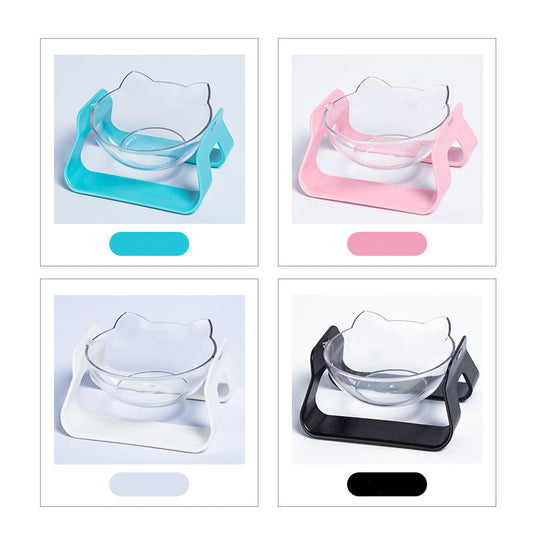 HKM-8050621 Adjustable 15¡ã Tilt Cat and Dog Bowl for Healthy Feeding ¨C Four Colors Available