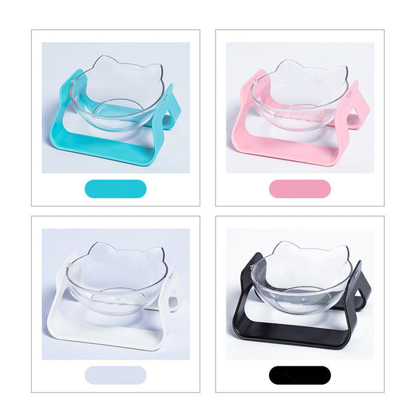 HKM-8050621 Adjustable 15¡ã Tilt Cat and Dog Bowl for Healthy Feeding ¨C Four Colors Available