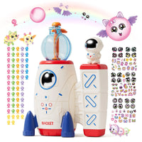 HKM-805139 DIY Space Magic Balloon Craft Kit for Creative Kids Age 5 and Up with Accessories