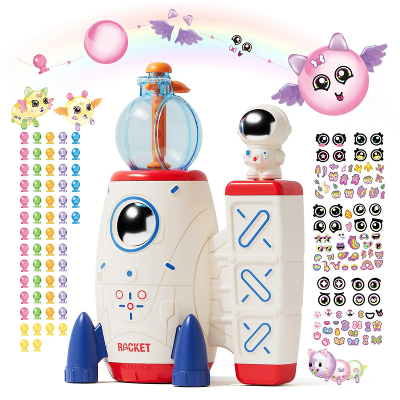 HKM-805139 DIY Space Magic Balloon Craft Kit for Creative Kids Age 5 and Up with Accessories