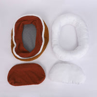 HKM-8052285 Cozy Plush Pet Bed for Autumn-Winter - Soft, Comfortable, Detachable, Thick Cushion for Pets