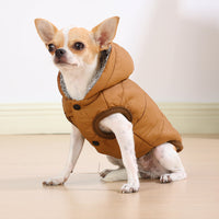 HKM-8054973 Warm Thickened Pet Coats with Hoodies for Small to Medium Dogs and Cats