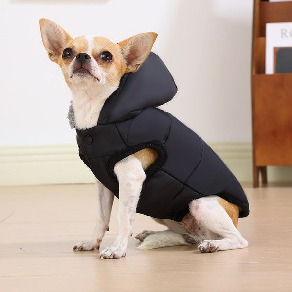 HKM-8054973 Warm Thickened Pet Coats with Hoodies for Small to Medium Dogs and Cats