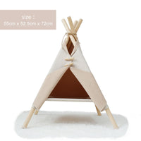HKM-8055229 Cozy Cat and Dog Tent Bed Frame - Stylish Pet Nest in Multiple Colors