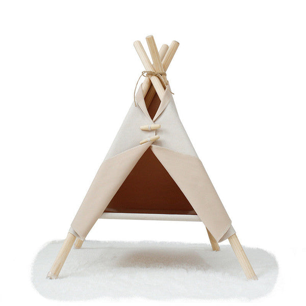 HKM-8055229 Cozy Cat and Dog Tent Bed Frame - Stylish Pet Nest in Multiple Colors