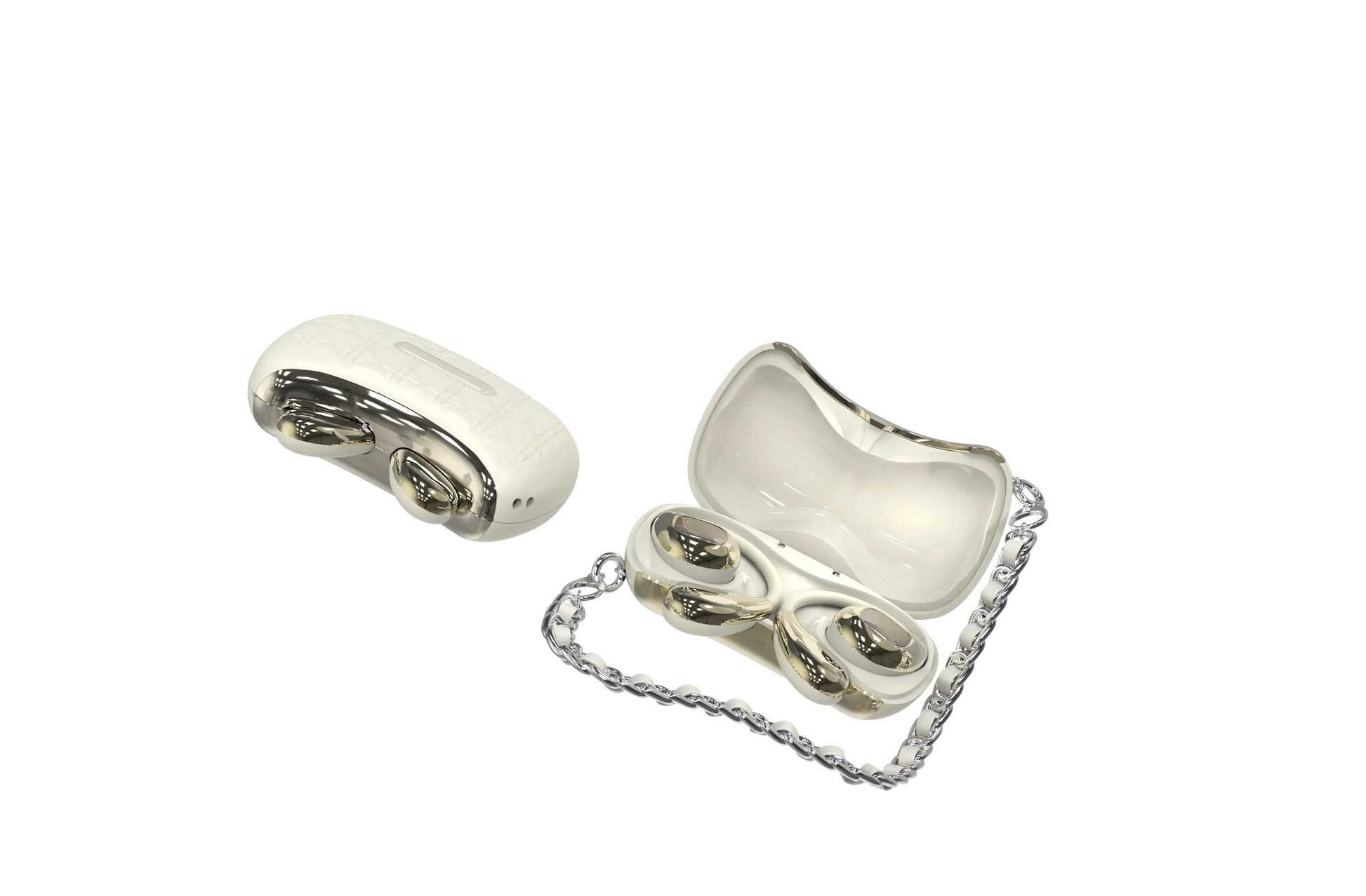 HKM-805651 YX46 Wireless Earbuds with LED Battery Indicator and Stylish Beauty Bag Case