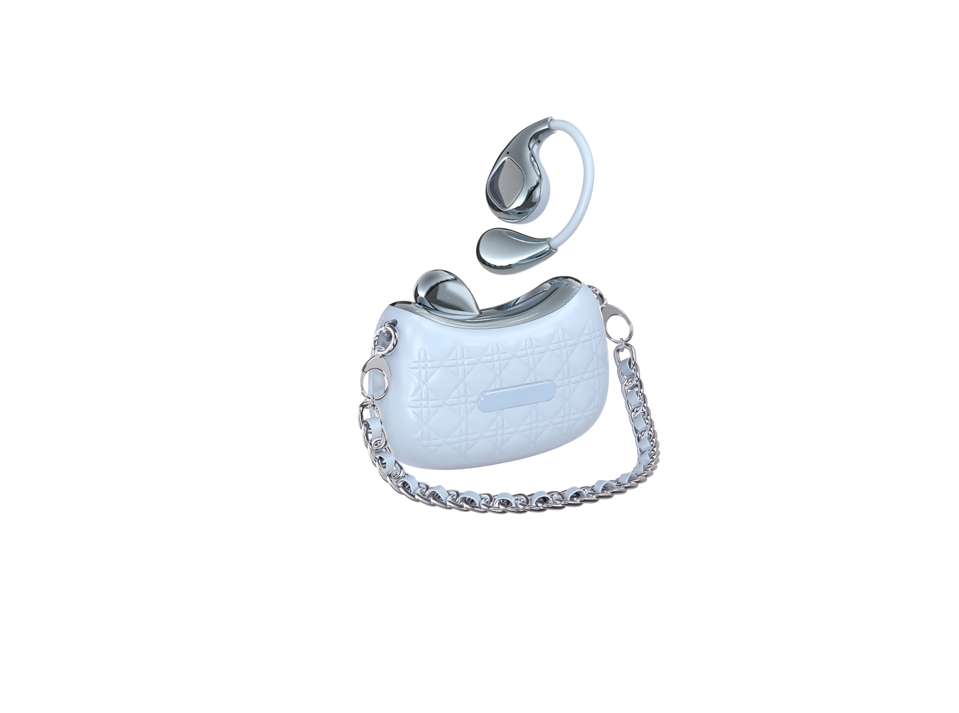 HKM-805651 YX46 Wireless Earbuds with LED Battery Indicator and Stylish Beauty Bag Case