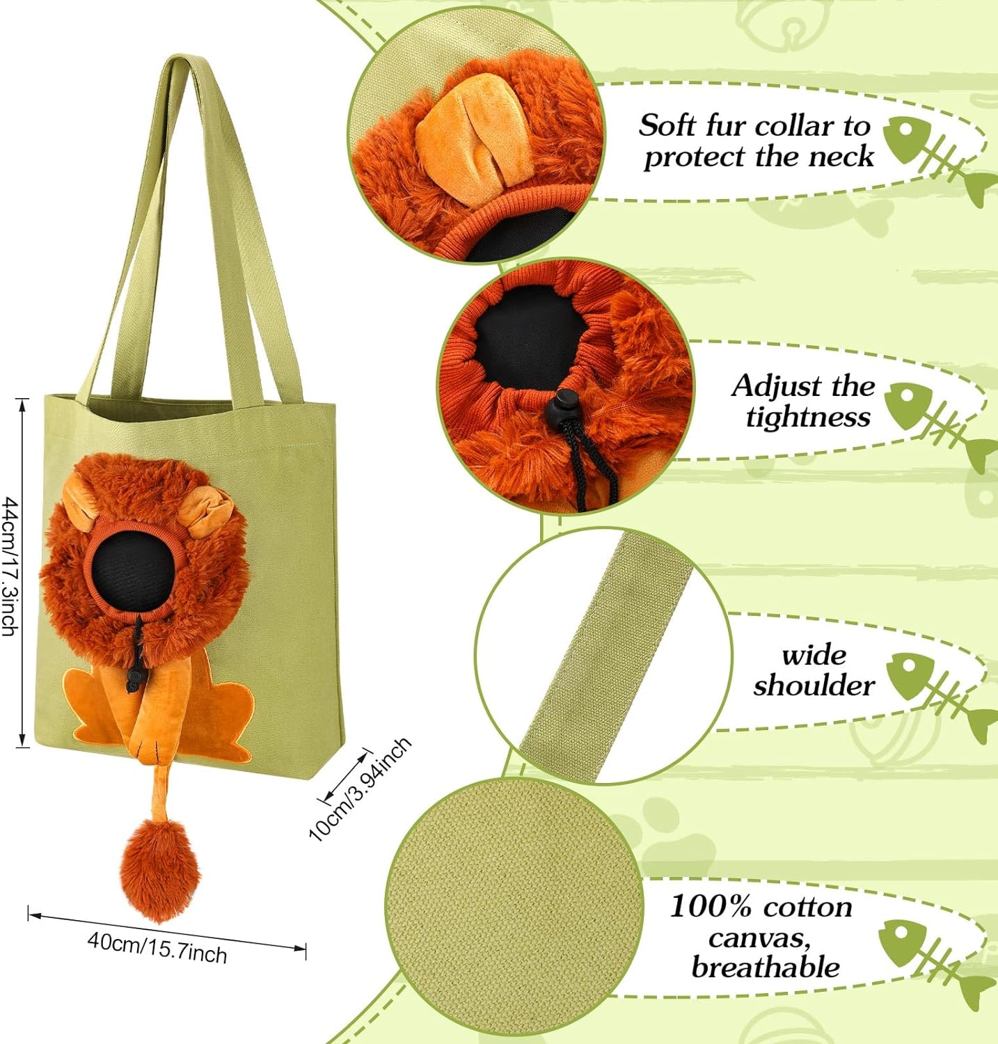 HKM-8057661 Portable Pet Carrier Bag for Small Dogs and Cats on the Go
