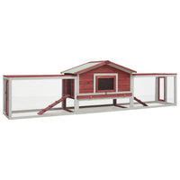 HKM-8057789 Two-Level Rabbit Hutch with Green Roof & Easy Cleaning Features