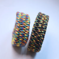 HKM-8058173 Woven Umbrella Rope Dog Collar - Adjustable Sizes 26cm to 40cm
