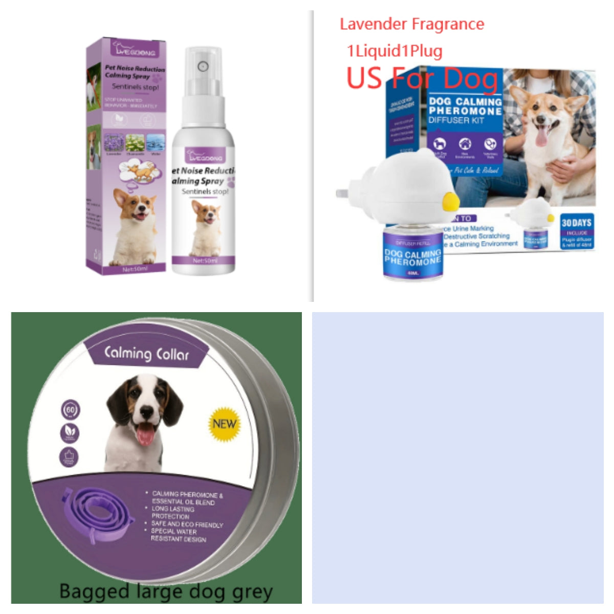 HKM-8059453 Aromatherapy Diffuser for Cats and Dogs – Lavender Fragrance Soothing Agent