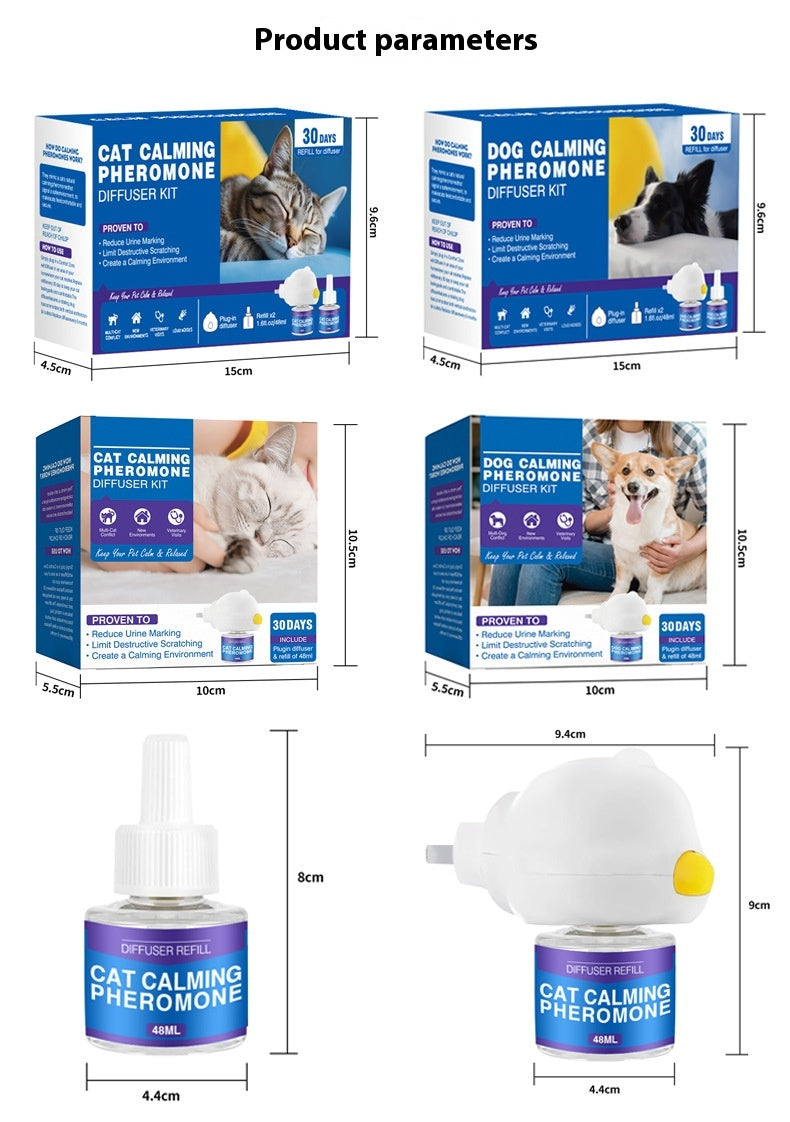HKM-8059453 Aromatherapy Diffuser for Cats and Dogs – Lavender Fragrance Soothing Agent