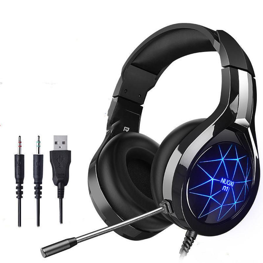HKM-805971 Gaming Headset - Over-Ear Headphones with Universal Compatibility for Immersive Sound Experience