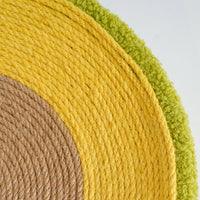 HKM-8060221 Avocado Cat Scratching Basin - Sisal Material, 40x10cm Multifunctional Pet Toy