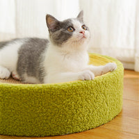 HKM-8060221 Avocado Cat Scratching Basin - Sisal Material, 40x10cm Multifunctional Pet Toy