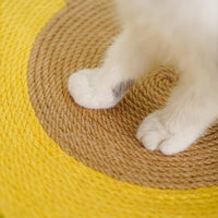 HKM-8060221 Avocado Cat Scratching Basin - Sisal Material, 40x10cm Multifunctional Pet Toy