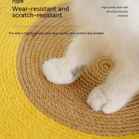HKM-8060221 Avocado Cat Scratching Basin - Sisal Material, 40x10cm Multifunctional Pet Toy