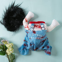 HKM-8060349 Bloody Doll Halloween Costume for Pets - Dog & Cat Clothing in S, M, L, XL Sizes