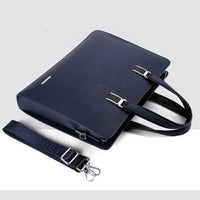 HKM-806035 Classic Zipper Laptop Briefcase in PU Leather for Business Use