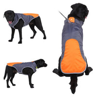 HKM-8060605 Reflective Pet Jacket - Casual Cotton Vest for Dogs and Cats, Lightweight and Comfortable, Various Sizes Available