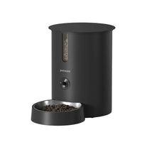 HKM-806099 Smart 2.8L Pet Feeder with Camera and App Control, Stainless Steel Bowls for Cats and Dogs