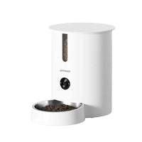 HKM-806099 Smart 2.8L Pet Feeder with Camera and App Control, Stainless Steel Bowls for Cats and Dogs