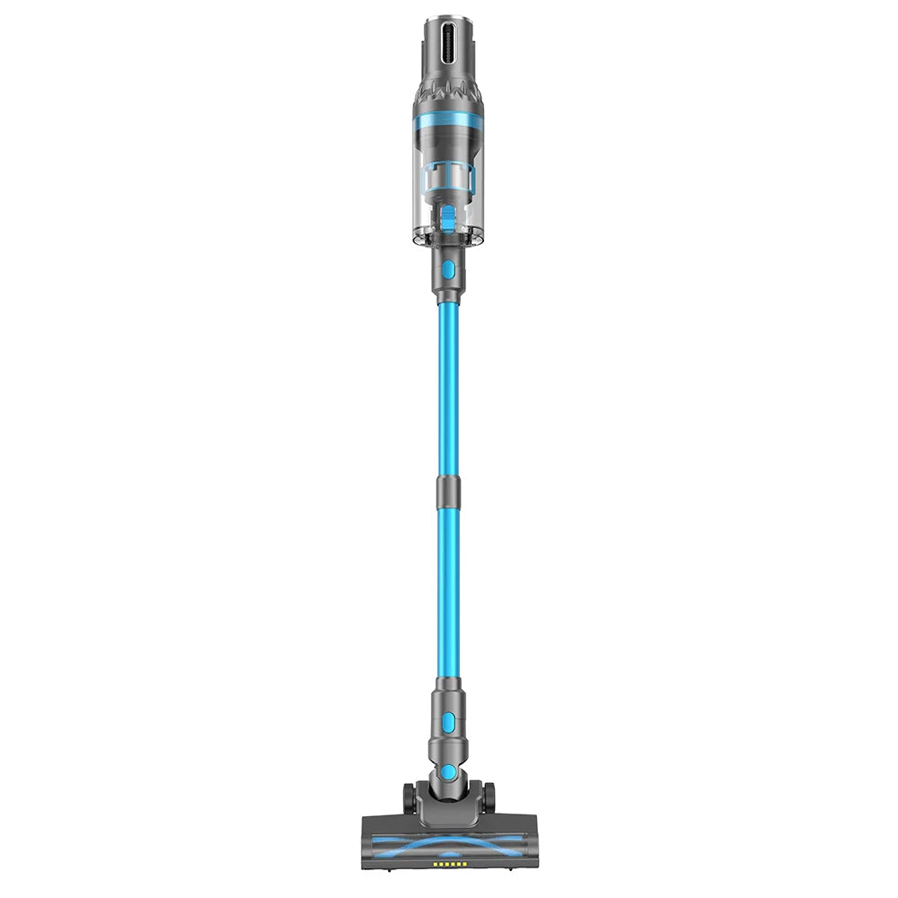 HKM-806227 Cordless 450W Rechargeable Vacuum Cleaner with Touchscreen, Battery-Operated and Detachable Design