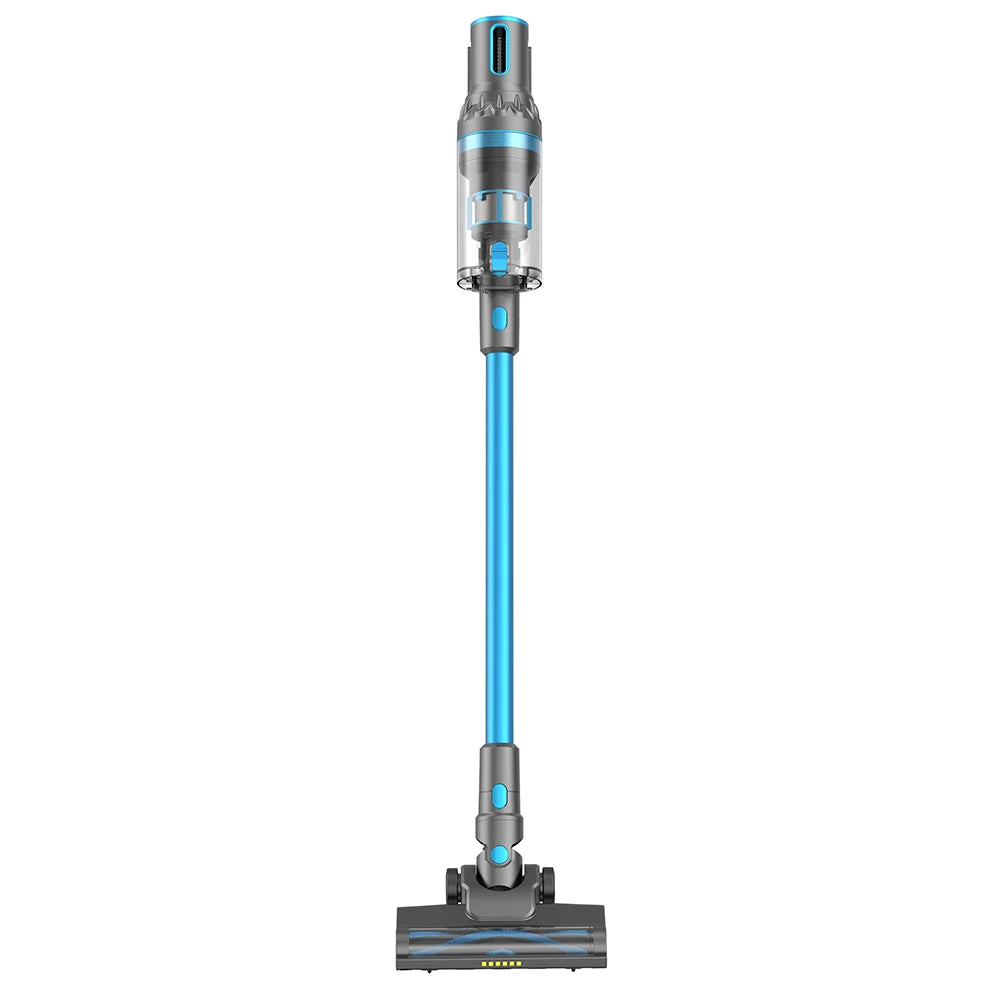 HKM-806227 Cordless 450W Rechargeable Vacuum Cleaner with Touchscreen, Battery-Operated and Detachable Design