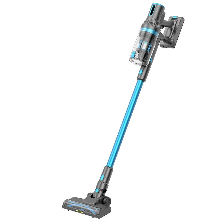 HKM-806227 Cordless 450W Rechargeable Vacuum Cleaner with Touchscreen, Battery-Operated and Detachable Design
