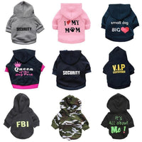 HKM-806227 Fleece Printed Dog Clothes - Comfortable Cotton/Polyester, Multiple Sizes Available