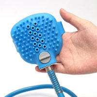 HKM-8063421 Pet Bathing Tool with Massaging Shower Spray for Dogs, Cats, and Horses, Adjustable Design with Faucet Adapters