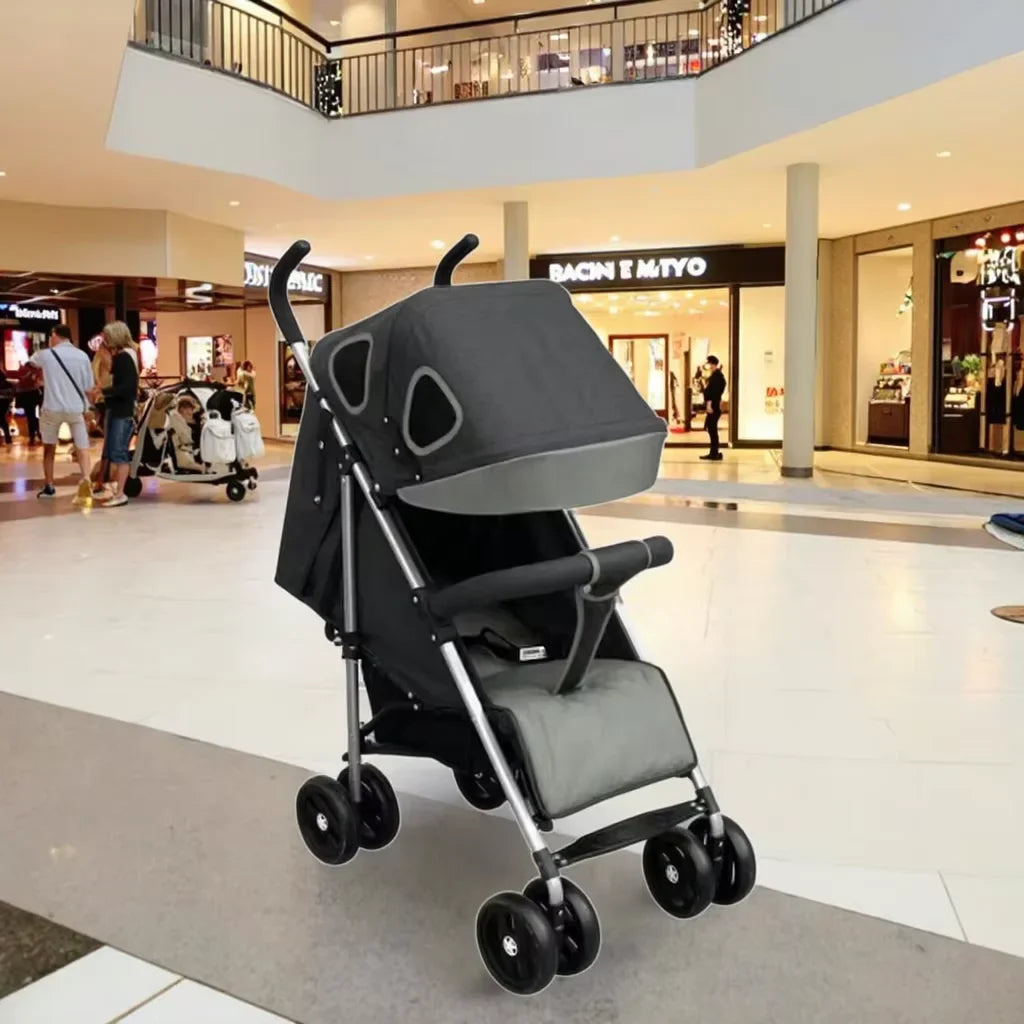 HKM-806675 Adjustable Stroller with Sunshade and Breathable Net for Indoor and Outdoor Use