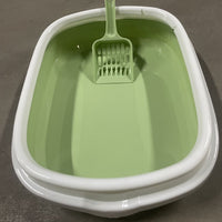 HKM-8067389 Compact Cat Litter Box for Small Spaces - Ideal for Kittens and Small Cats