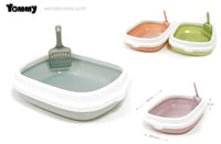 HKM-8067389 Compact Cat Litter Box for Small Spaces - Ideal for Kittens and Small Cats