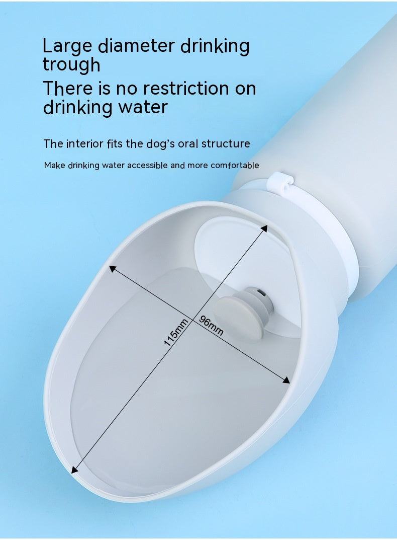 HKM-8067773 Portable Silicone Water Bottle for Pets - Large Capacity Dog Drinking Cup, Foldable & Lightweight