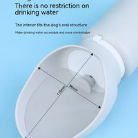 HKM-8067773 Portable Silicone Water Bottle for Pets - Large Capacity Dog Drinking Cup, Foldable & Lightweight