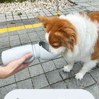 HKM-8067773 Portable Silicone Water Bottle for Pets - Large Capacity Dog Drinking Cup, Foldable & Lightweight