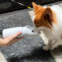HKM-8067773 Portable Silicone Water Bottle for Pets - Large Capacity Dog Drinking Cup, Foldable & Lightweight