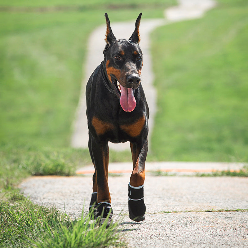 HKM-8068541 Waterproof Non-Slip Pet Upstream Shoes - Warm & Wear-Resistant Outdoor Footwear for Dogs