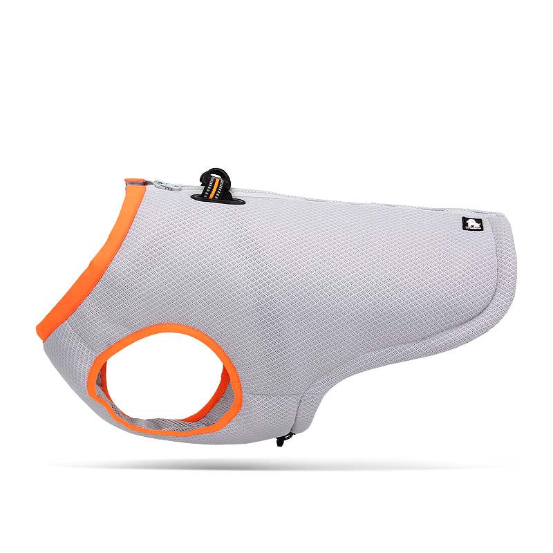 HKM-8070973 Cooling Harness Suit for Dogs - Summer Traction and Breathable Design in Gray Green and Gray Orange