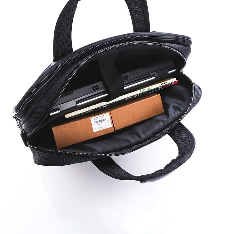 HKM-807187 Professional Men's Laptop Messenger Briefcase with Shoulder Strap