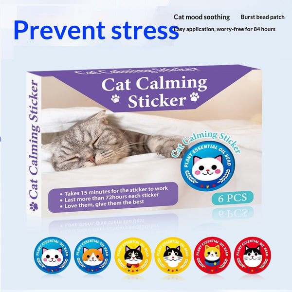 HKM-8072509 Calming Pheromone Patch for Cats and Dogs - 1 or 6 Pieces in Mixed Color Options