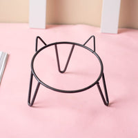 HKM-8073661 Ceramic Pet Bowl with High Foot for Neck Protection - Multiple Colors and Designs Available