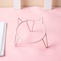 HKM-8073661 Ceramic Pet Bowl with High Foot for Neck Protection - Multiple Colors and Designs Available