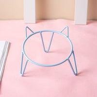 HKM-8073661 Ceramic Pet Bowl with High Foot for Neck Protection - Multiple Colors and Designs Available