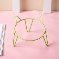 HKM-8073661 Ceramic Pet Bowl with High Foot for Neck Protection - Multiple Colors and Designs Available